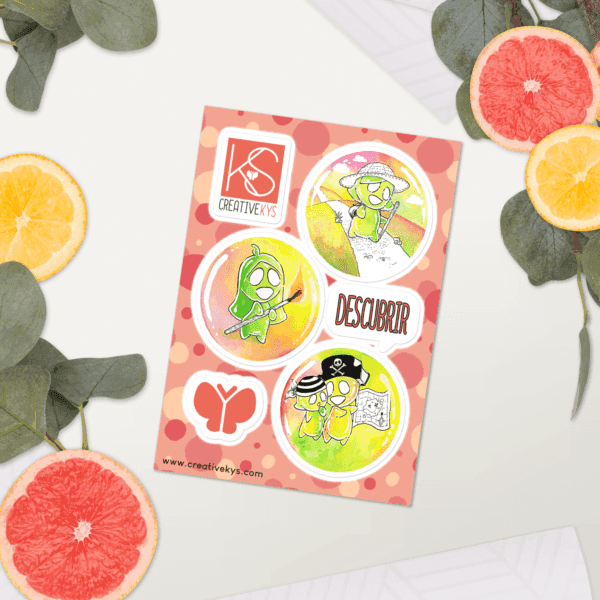 Set de pegatinas - KYS Descubrir