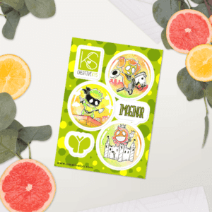 Set de pegatinas - KYS Imaginacion